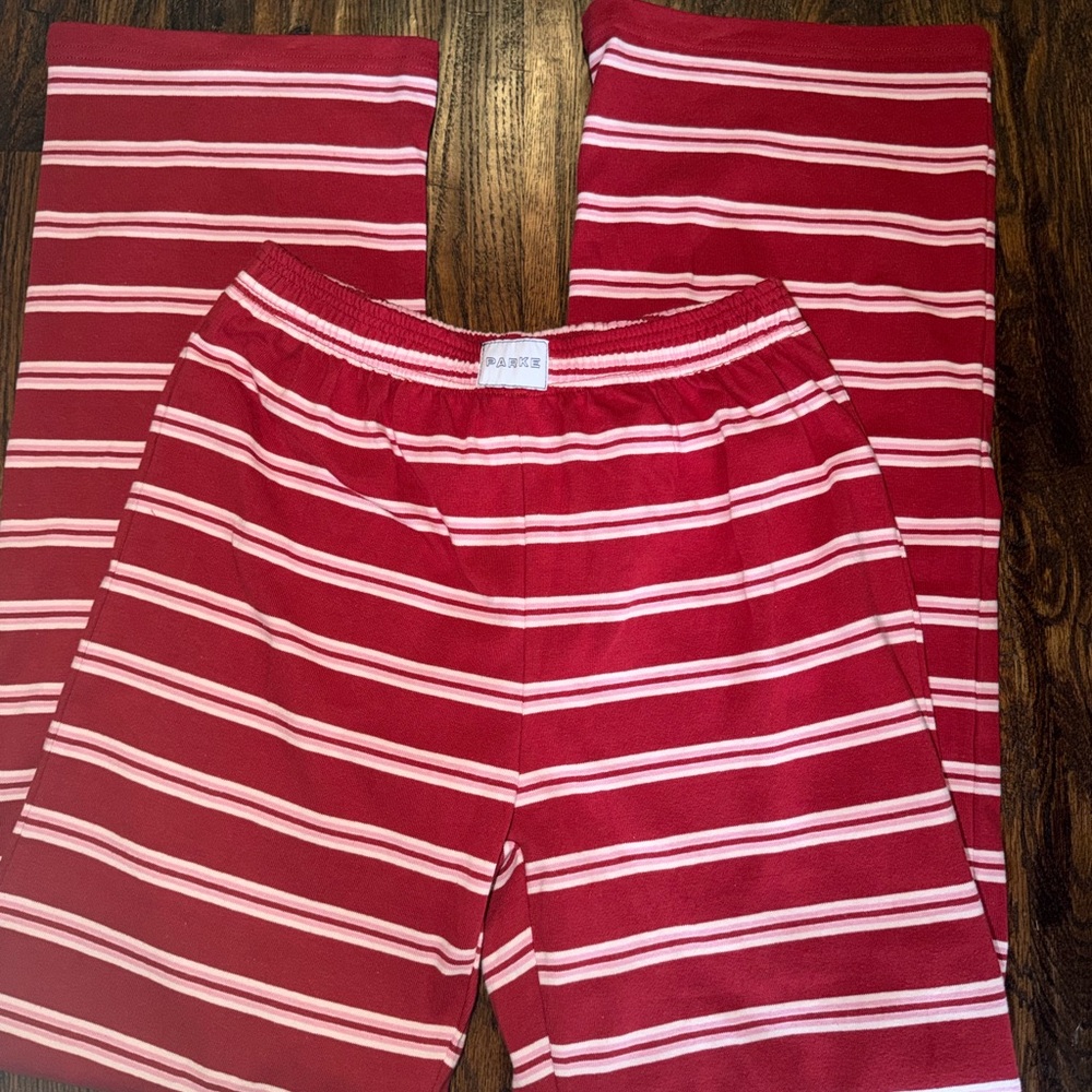 PARKE Striped Boxer Pants